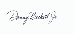 Danny Beckett Jr. signature